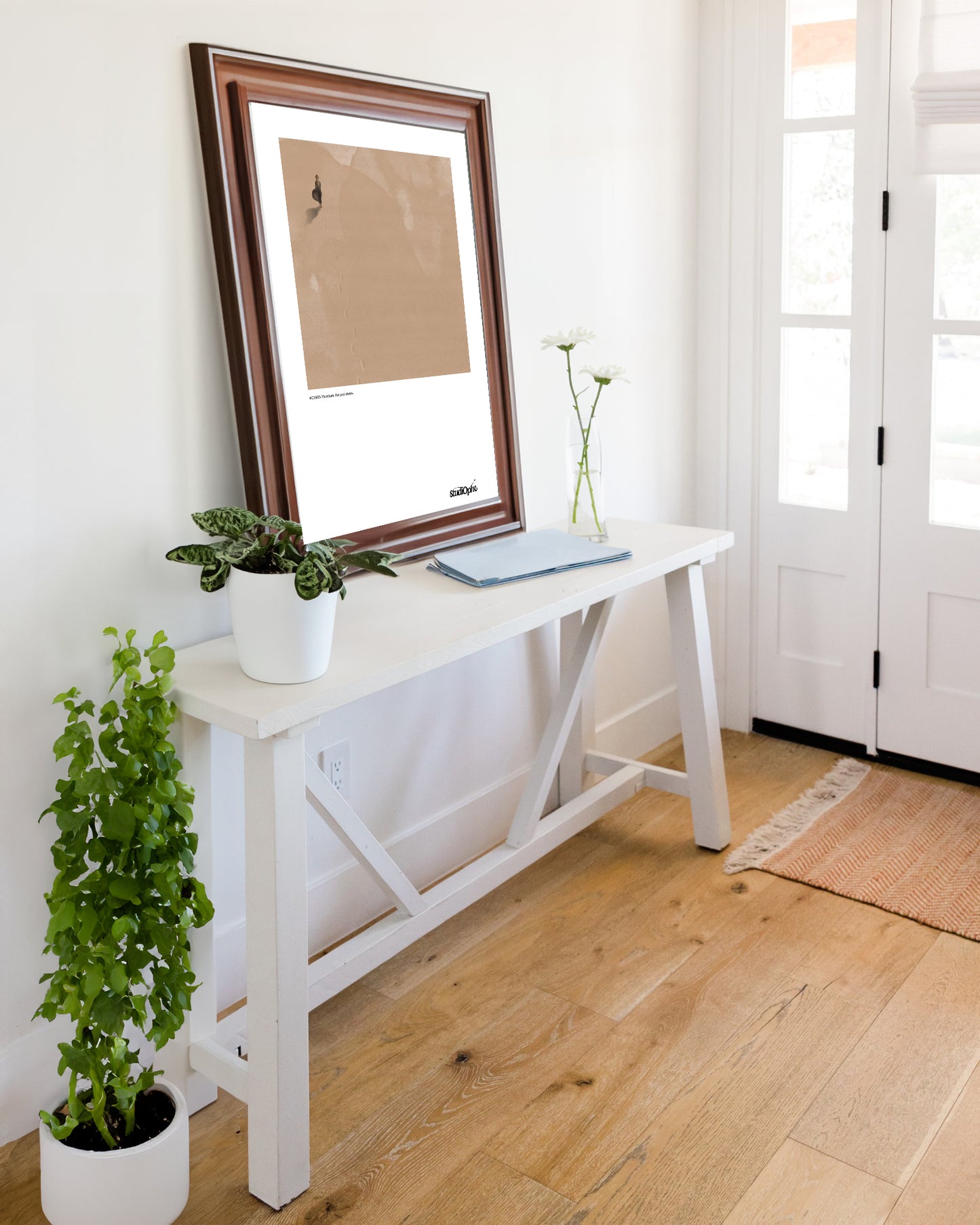 Affiche aquarelle Murmure des Pas Dorés