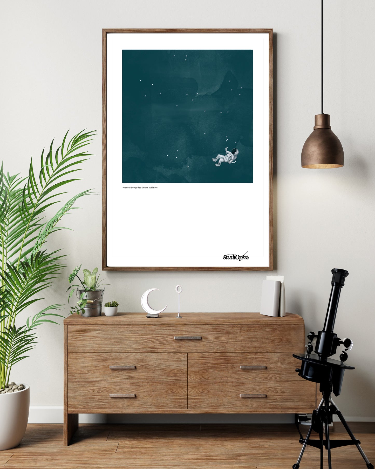 Affiche aquarelle Songe des Abîmes Stellaires