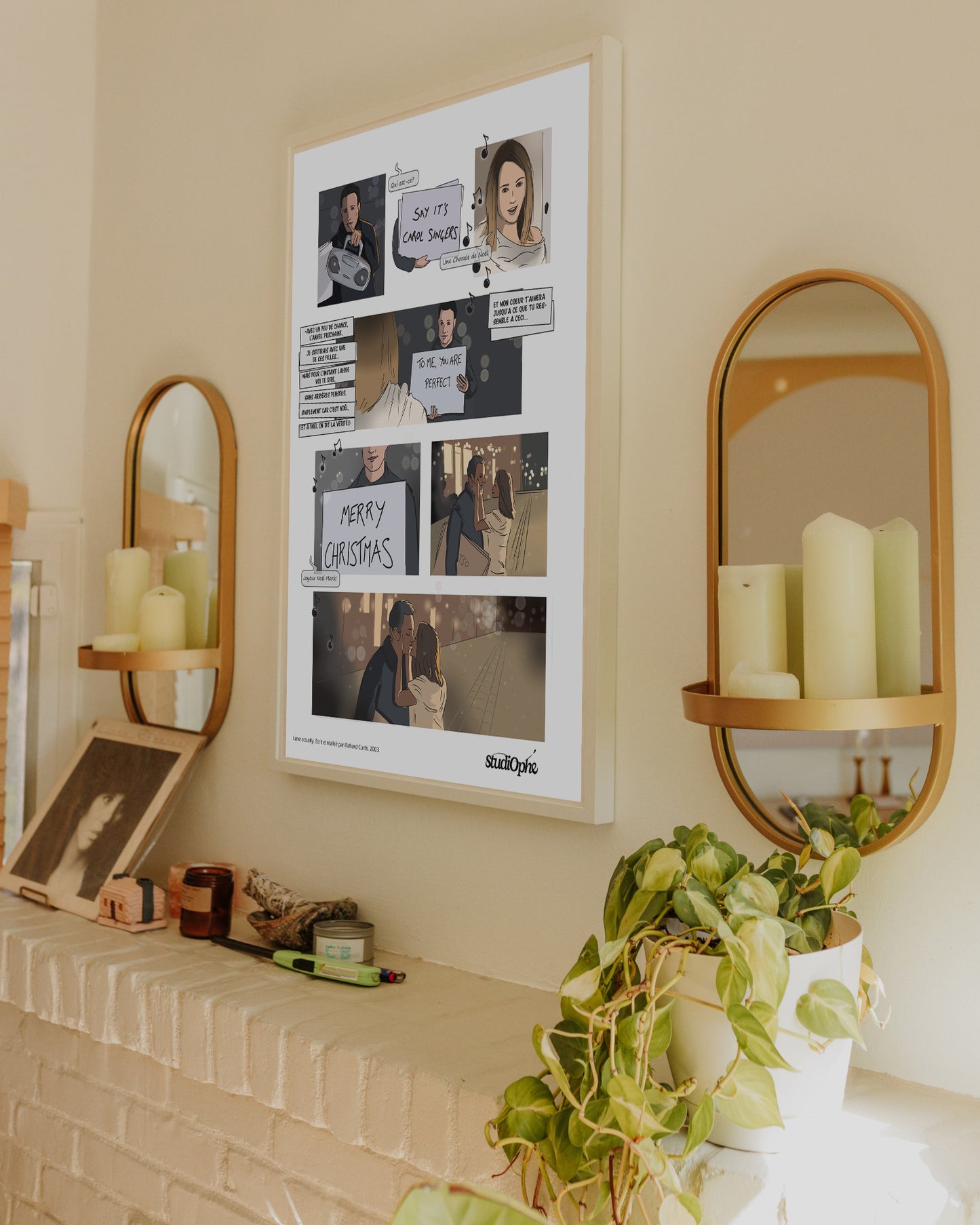 Affiche BD Love Actually - Juliet et Mark