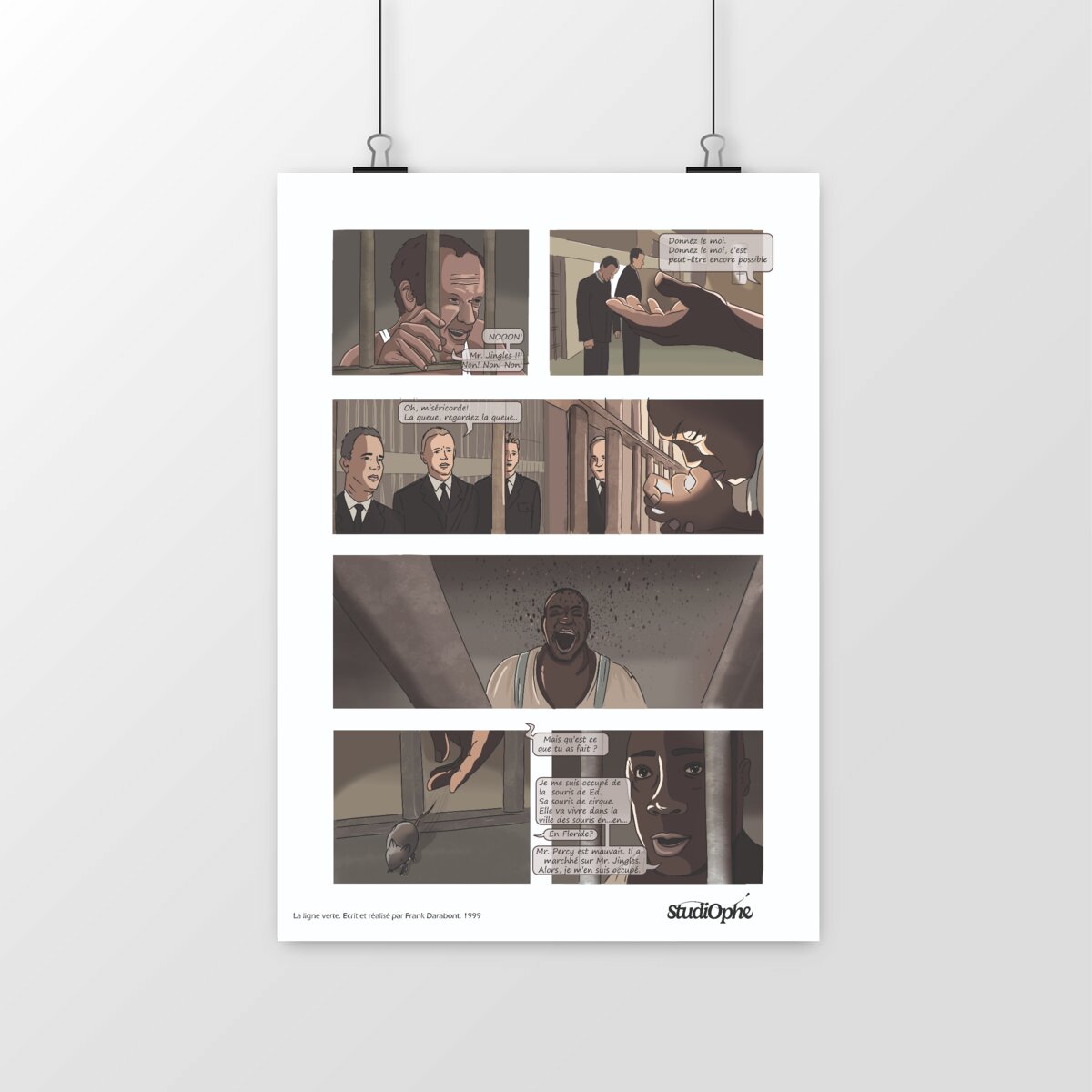 Poster vertical - La Ligne Verte Illustré