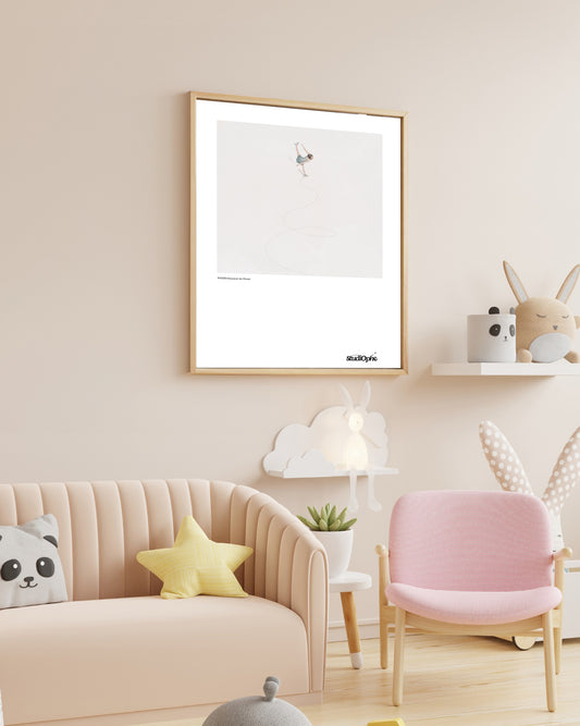 Affiche aquarelle Douceur de l’Hiver